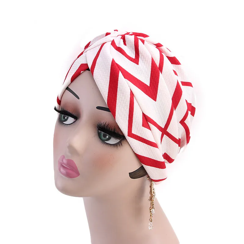 2019 в стиле Джокер с принтом Эластичный Тюрбан рюшами волос Шапки шапочка одежда