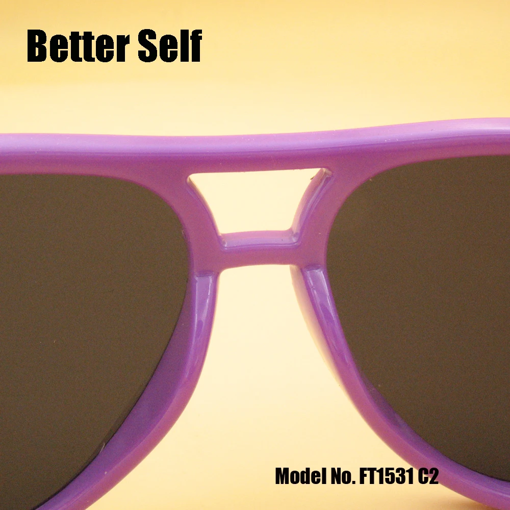 Детское солнцезащитное стекло поляризационное детское очки с двойным мостом