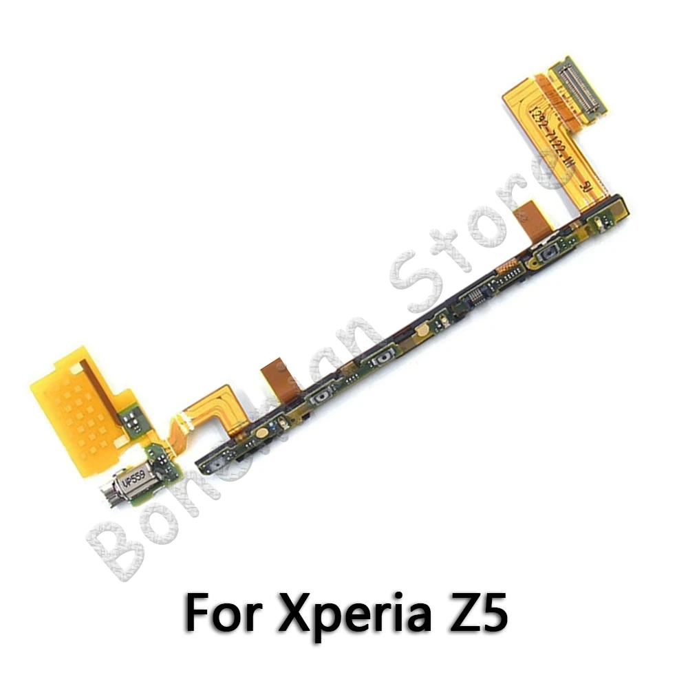 Для sony Xperia Z Z1 Z2 Z3 Z4 Z5 Compact Premium Plus док-станция для зарядки ЖК-Коннектор с боковой клавишей громкости гибкий кабель - Цвет: Z5