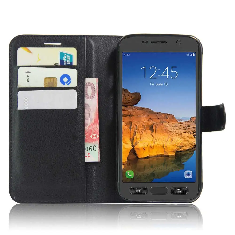 Fashion Phone Capas Case For Samsung Galaxy S7 Active G891 5.1 Inch With Stand Flip Cover Wallet PU Leather |