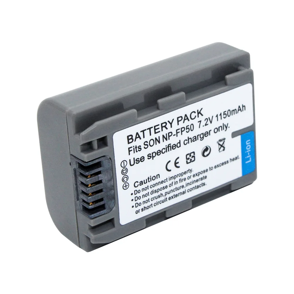 NP FP50 NPFP50 Батарея для sony DCR SX40 SX40R SX41 HDR CX105 FP30 FP51 FP60 FP70 FP71 FP90 Батарея|Цифровые