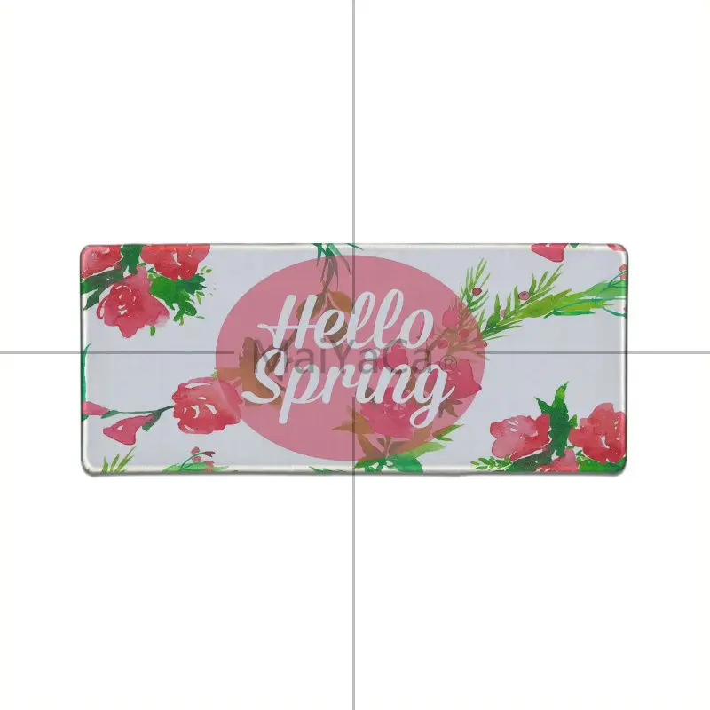 Подарочный коврик для девочки Maiyaca Hello spring красивые обои офисные мыши геймерский