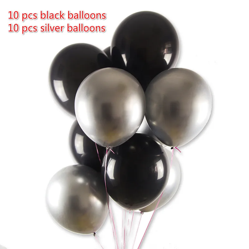 Гирлянда для воздушных шаров украшение свадьбы латекса цвета: хромированный