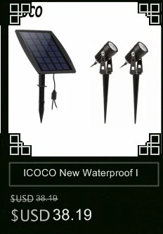 ICOCO 6 светодиодный 2 шт. солнечные дорожные стержни наружные беспроводные лампы Водонепроницаемый подъездная дорога алюминиевый Спайк дорожный Предупреждение уличные фонари