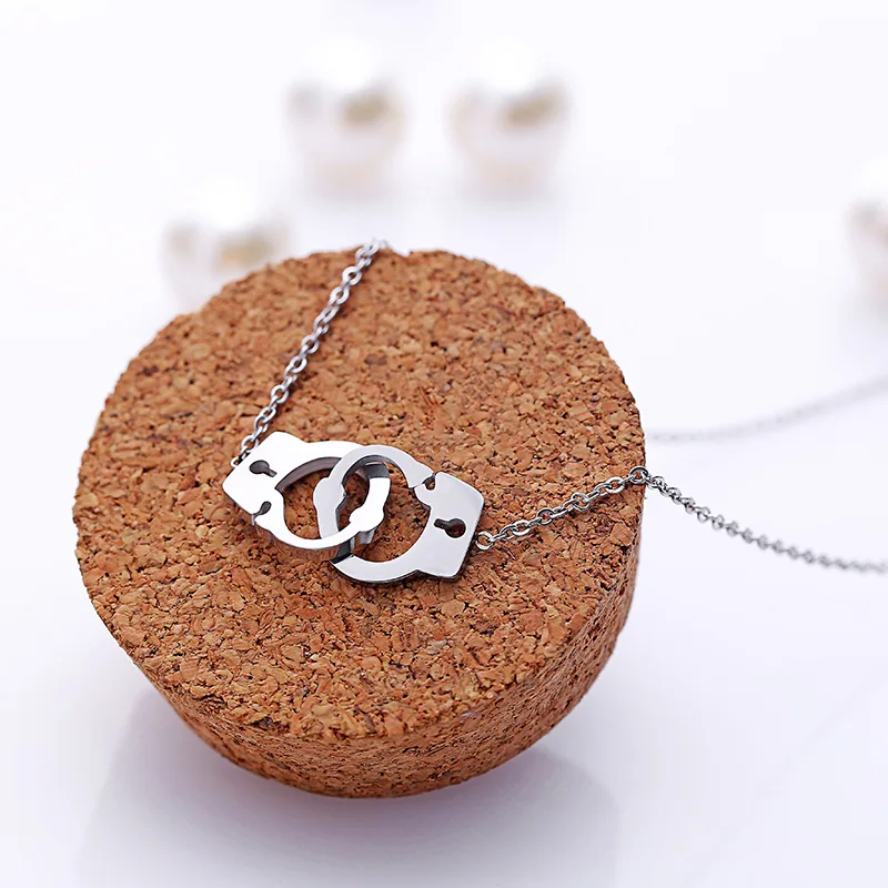 Ожерелье с подвеской из титановой нержавеющей стали очаровательное прочное