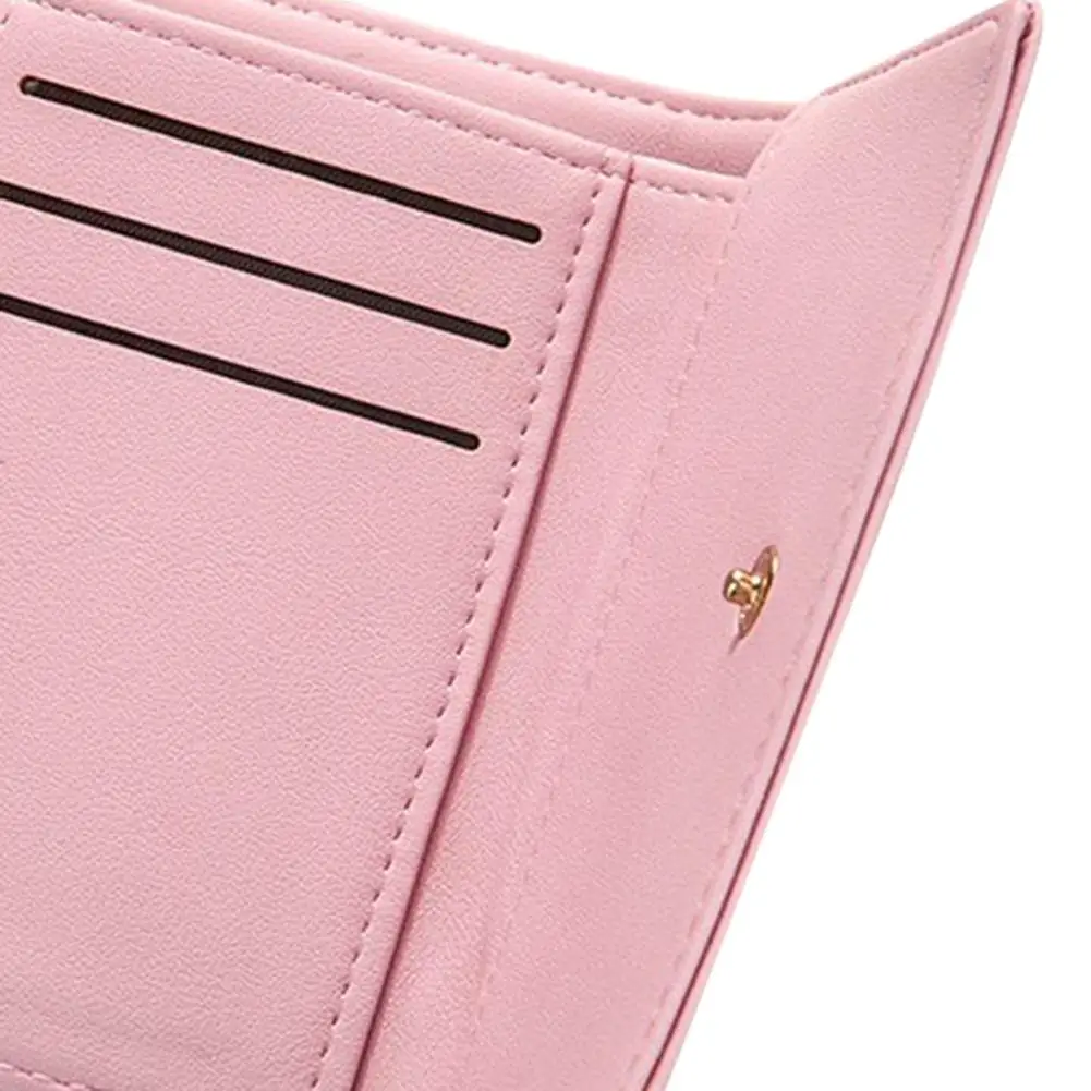 PinShang Women's Wallet Elegant Style Woman's purse PU Leather Multi Function Wallets female Snap Button Mini ZK20 | Багаж и сумки