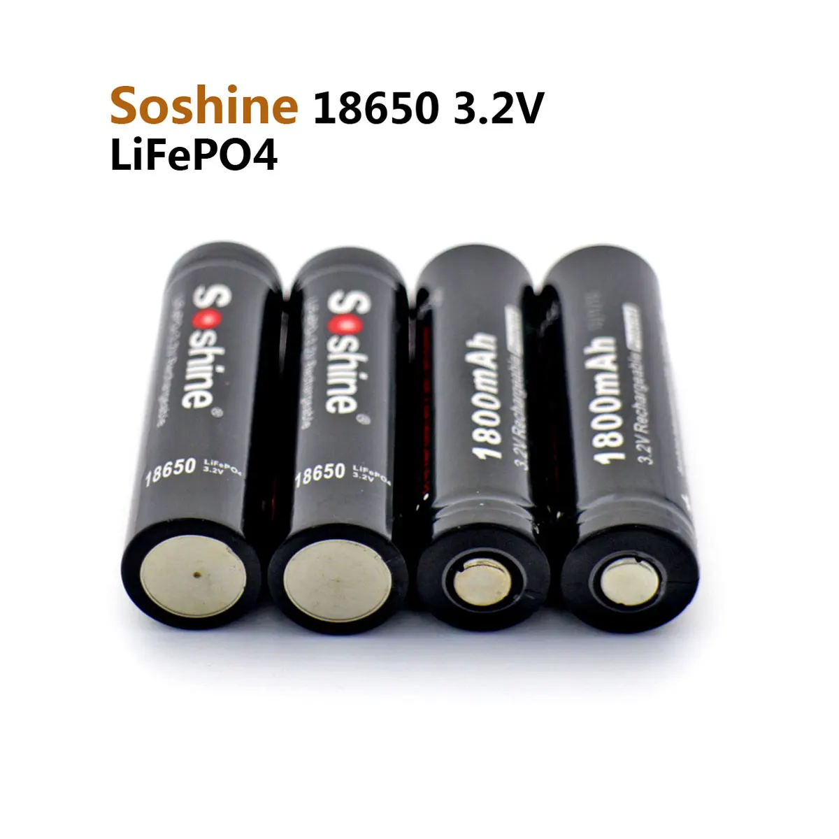 Аккумулятор Soshine 3 2 в 1800 мАч 18650 шт./лот|cell battery replacement|cell fitbattery trimmer |
