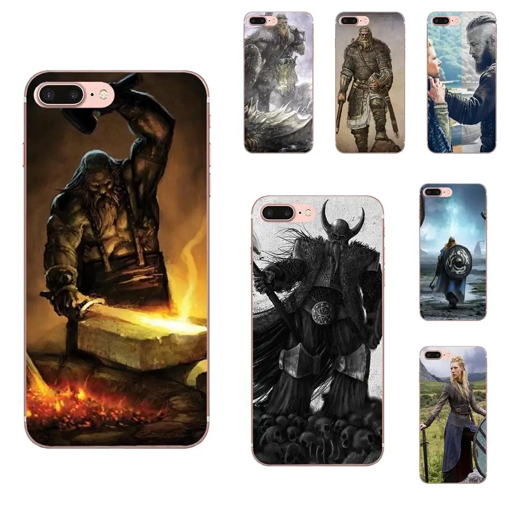 Мягкий чехол для телефона Vikings Serie 4 Silicove Moto G G2 G3 G4 G5 HTC 530 626 628 630 816 820 One A9 M7 M8 M9 M10 E9 Plus