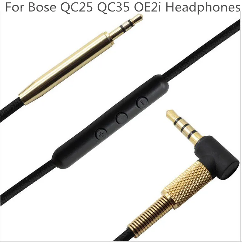 Hi Fi аудиокабель Earmax для Bose QC25 QC35 OE2i звуковой кабель SoundTrue fone de ouvido наушники шнуры