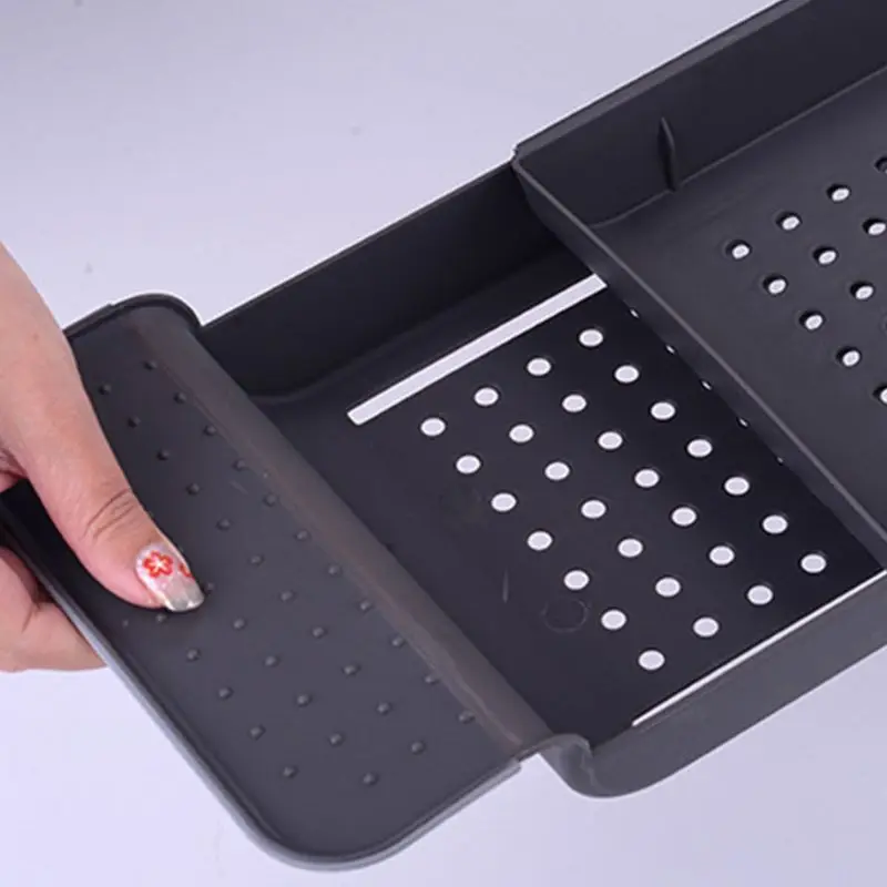 Полка для ванной Caddy Душ Расширяемый держатель стойка хранения лоток