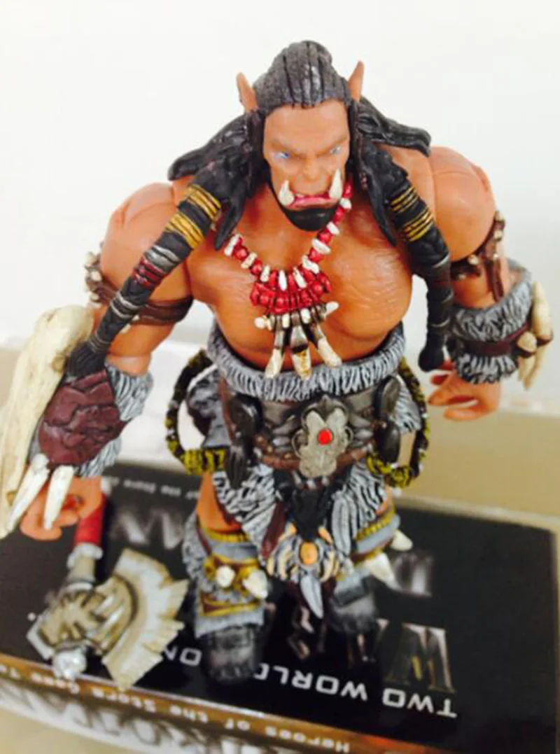22 см игрушки DC7 WOW Durotan Orgrim Union Horde Frostwolf Clan ccique ПВХ фигурка модель дети подарок на