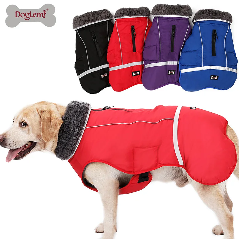 DogLemi New Design Water Resistant Dog Jacket Winter Pet Clothes Apparel | Дом и сад