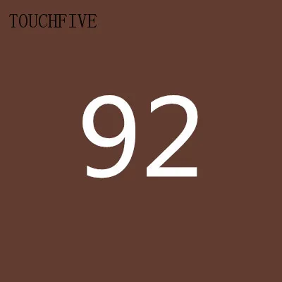 92 1 шт. TouchFive на выбор, 168 цветов, маркеры для эскизов, маркеры на спиртовой основе, набор цветных маркеров, товары для рукоделия, ручка для школы - Цвет: 92