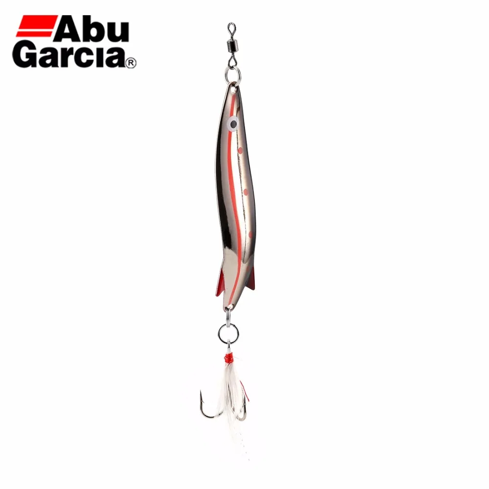 Abu Garcia бренд Тоби стиль S/RL серебристо красный цвет ложка рыболовная приманка для