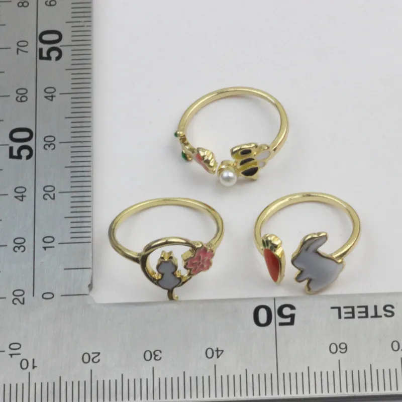 Timlee R048 Бесплатная доставка новые милые женские кольца на палец из сплава с