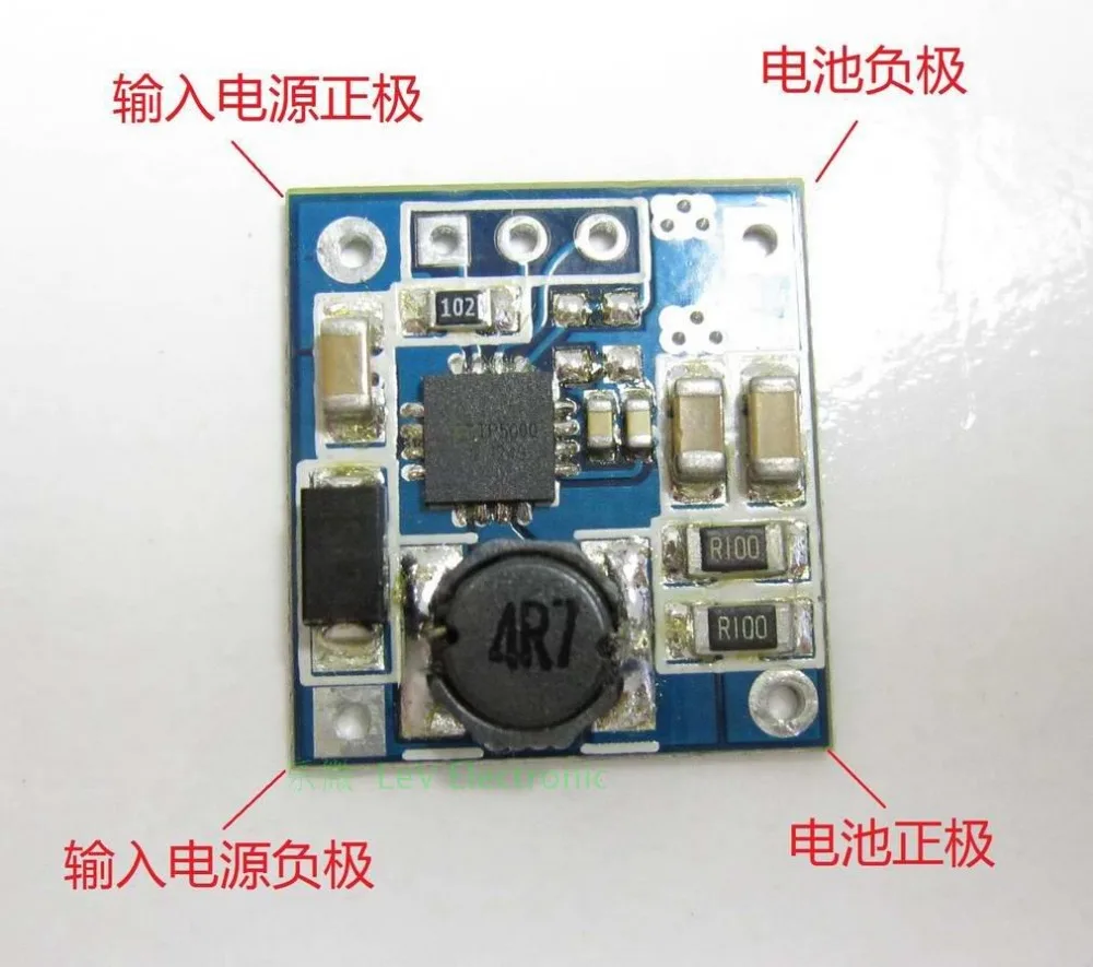 

Free Shipping! 10pc TP5000 2A charging board support lithium iron