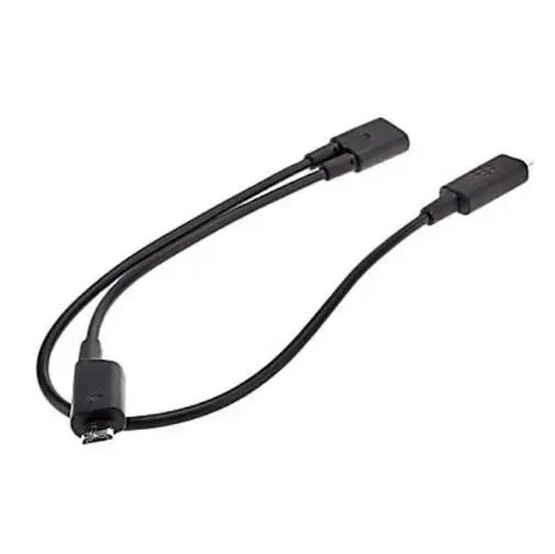 Разветвитель CY Micro USB Мама на 2 папа Удлинительный зарядный кабель для Galaxy S5 i9600 S4