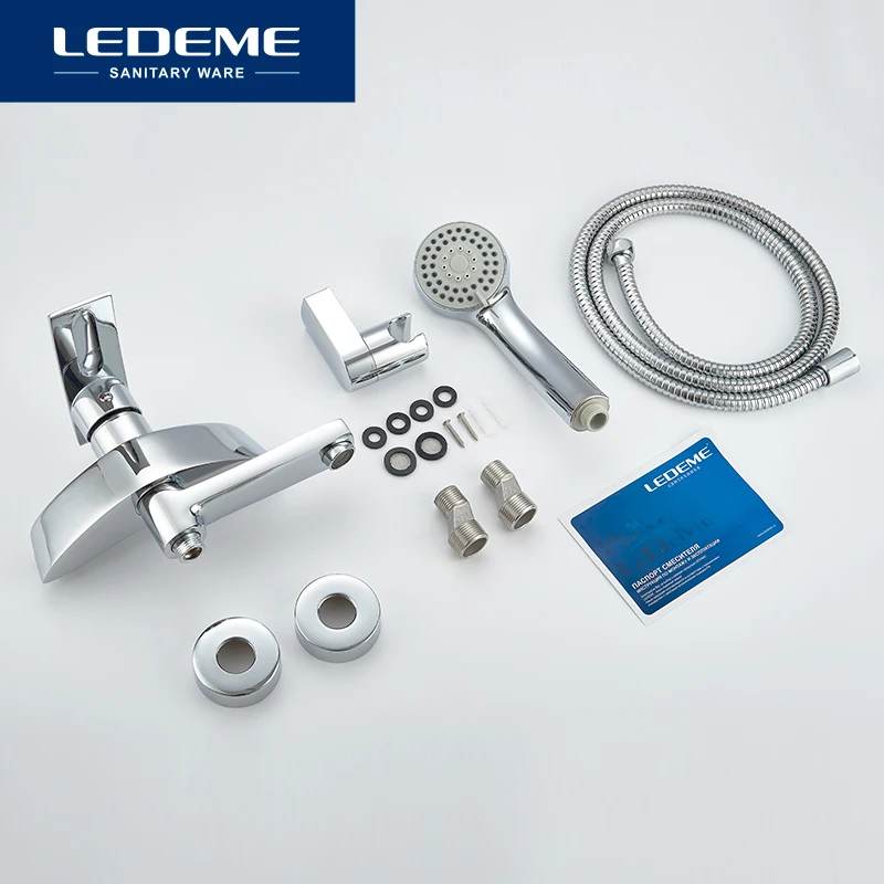 LEDEME Смеситель для ванны с длинным изливом 160 мм. латунь Цвет: хром L3170 |
