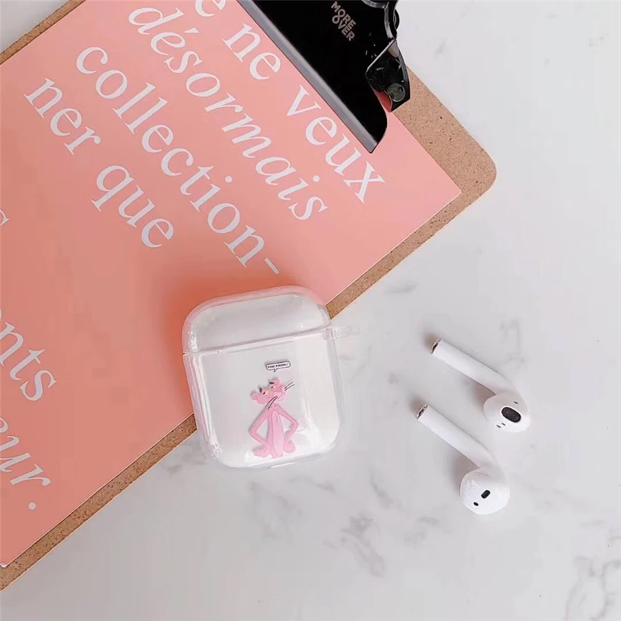 14 Чехол Airpods, милый чехол для airpods, мультяшный защитный жесткий чехол, прозрачный беспроводной чехол для наушников для iphone, чехол для наушников - Цвет: 14