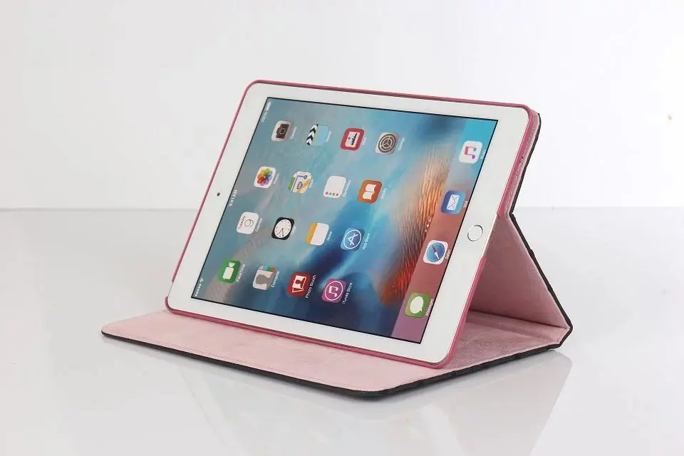 100 шт./лот Любовь бабочка кожа ягненка новейший чехол для ipad 2 3 4 5/air 6/air 9 7 2017 2018 Pro