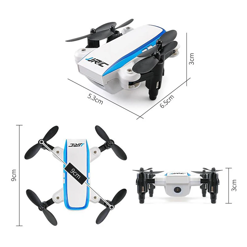 JJRC H345 мини двойной складной Дрон с дистанционным управлением и 2 4G 4CH 6 оси