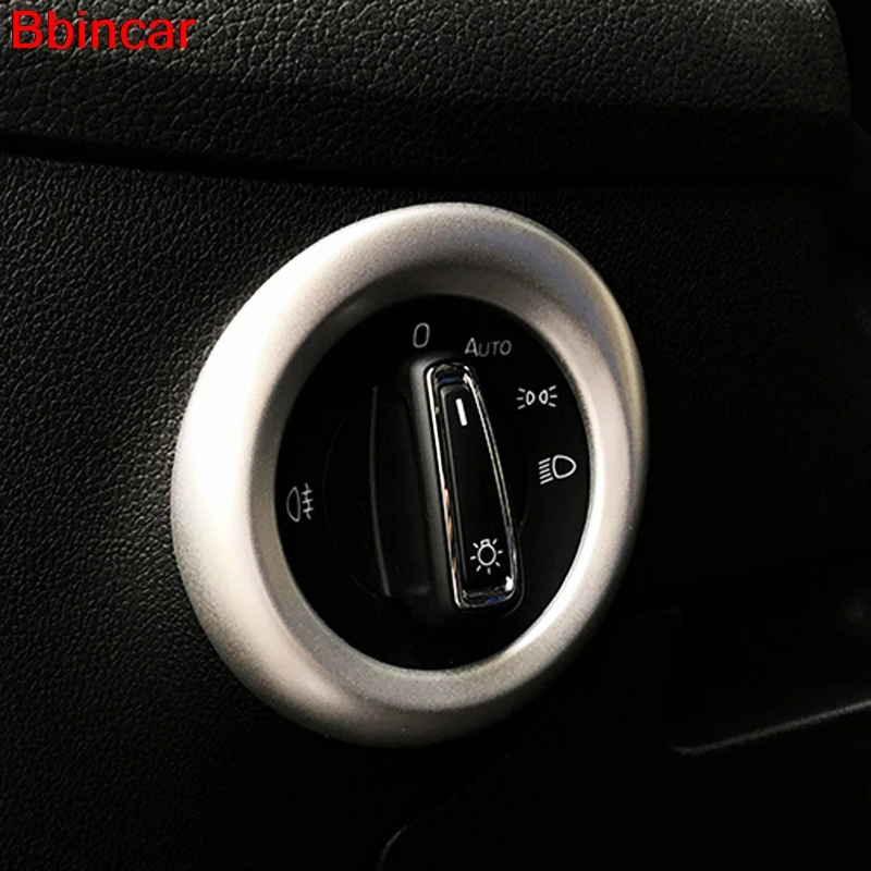 Bbincar Front Driver Seat Headlight Switch Cover Frame Decoration Interior Trim For Skoda Superb B8 2016 2017 | Автомобили и