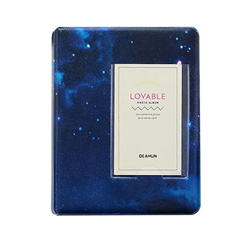 64 Pockets Photo Film Album Starry Sky 4 Color For FujiFilm Instax Mini 9, Mini 8 7s 50 90 Fuji Instax Mini Films Photo Paper