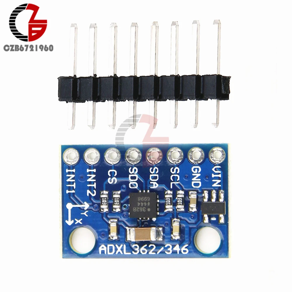 ADXL362 3 осевой цифровой акселерометр сенсорный модуль SPI для Arduino|spi module|spi sensorspi