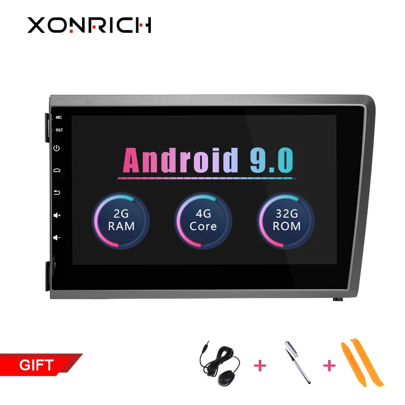 Xonrich Автомобильный мультимедийный плеер Android 9,0 для VOLVO S60 V70 XC70 2000 2001 2002 2003 2004 Авторадио головное устройство gps Навигация DVD
