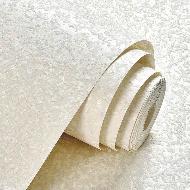cream color Европейский стиль 53*100 см Нетканые 3D рельефные текстурированные обои самоклеящиеся обои для гостиной спальни домашний декор - Цвет: cream color