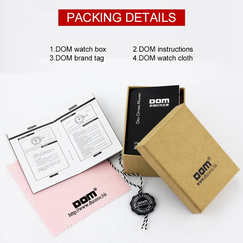 DOM Мужские Часы Лучший Бренд Класса Люкс Кварцевые Мода Марка Стали Вольфрама