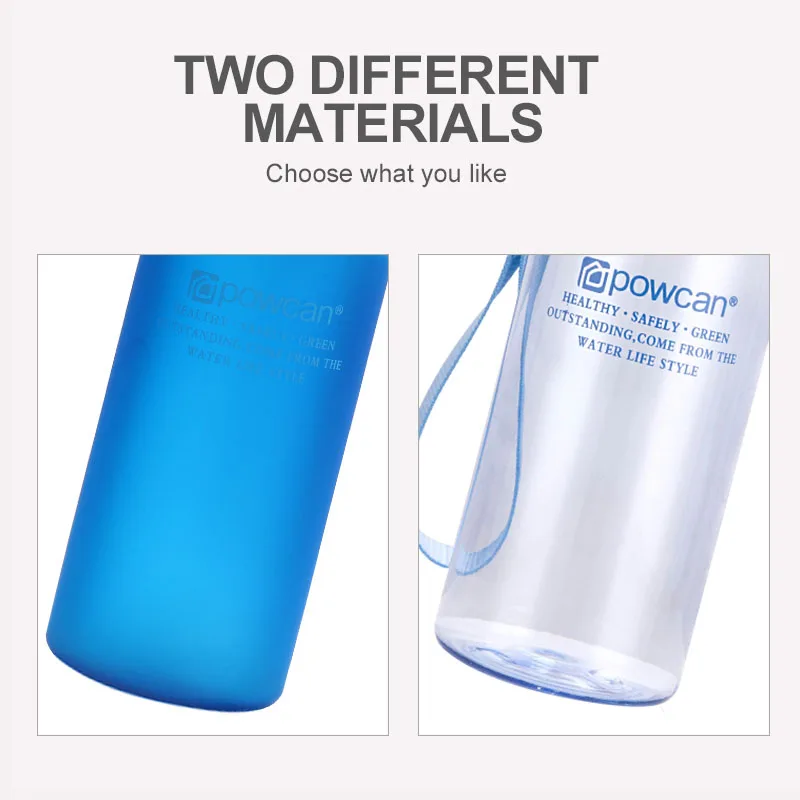 400/560ml Plastic Sports Water Bottle Sport Outdoor Leak Proof Seal Climbing Bottles Drinkware Tritan Protein Shaker | Дом и сад