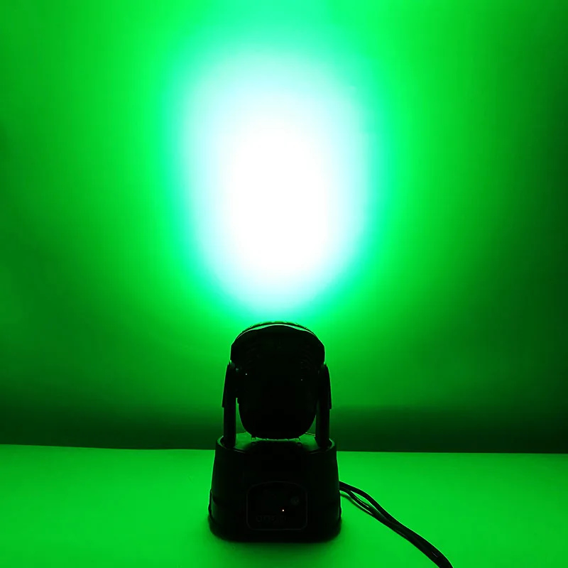 Быстрая доставка LED Wash 7x18 Вт RGBWA + UV Moving Head Lighting 6in1 BGBWA для диско DJ KTV 12/16DMX каналов SHEHDS