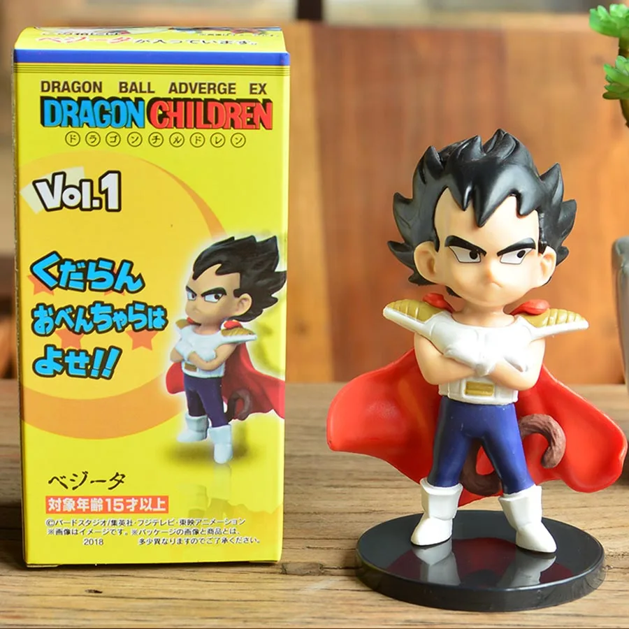 11X5 см мини Dragon ball Гоку велосипед Qiqi с логотипом и надписью из маленький персонажи