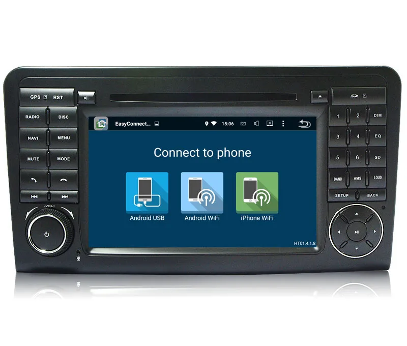 7 &quotHD 1024X600 Android 1 автомобильный dvd плеер для Mercedes Benz GL ML Class W164 ML300 ML320 ML350 ML450 ML500