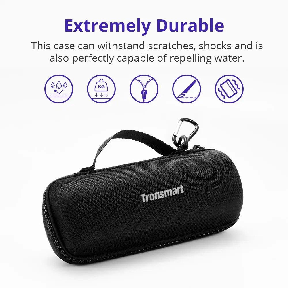 Чехол для переноски Tronsmart T6, портативный защитный чехол для динамика с карабином для Tronsmart Element T6, bluetooth-динамик