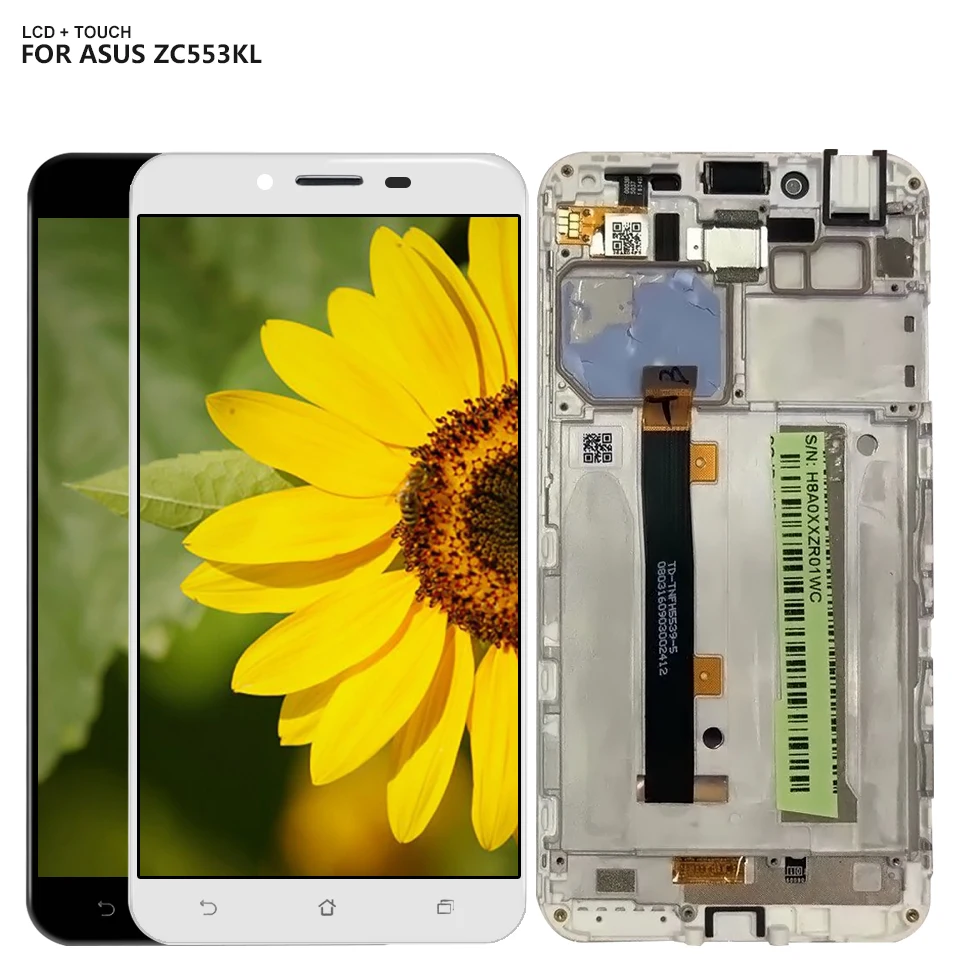 ЖК дисплей 5 дюйма для ASUS Zenfone 3 Max ZC553KL с сенсорным экраном и дигитайзером в сборе