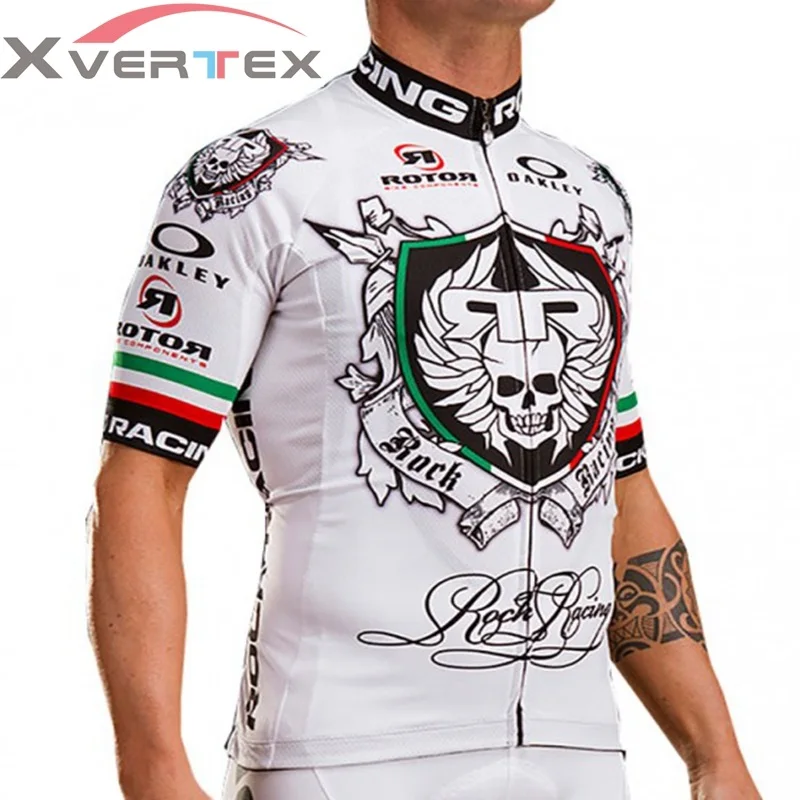 Roack racing красный черный Велоспорт Топы для мужчин 2018 Pro team Vélo летние дышащие с