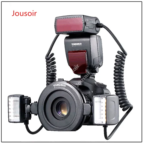 YN-24EX кольцевая макро-Вспышка Speedlite с 2 головками и 4 кольцевыми адаптерами для C 5D