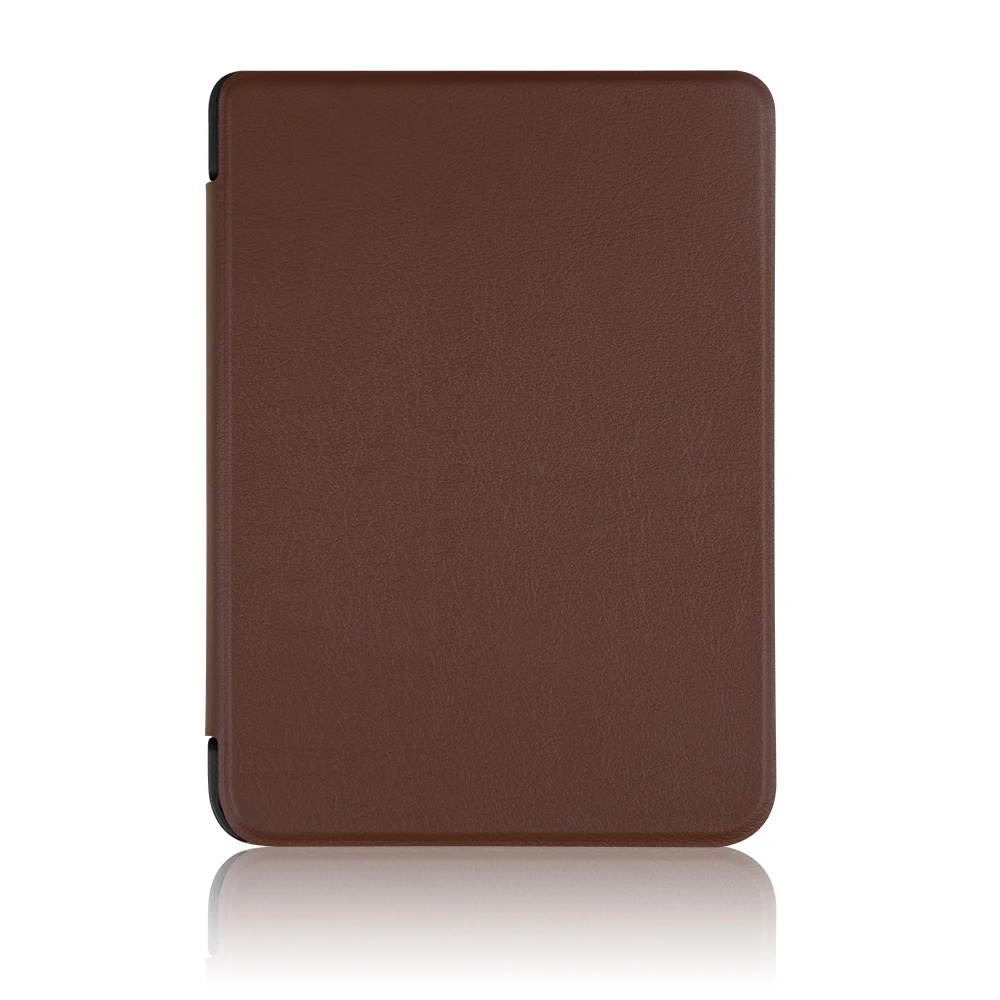 KBCAHD KST BN Чехол для нового Kobo Clara HD 6 дюймов PU ультра тонкий кожаный чехол для чтения смарт-чехол для автоматического пробуждения/сна+ Бесплатный подарок - Цвет: KBCAHD KST BN