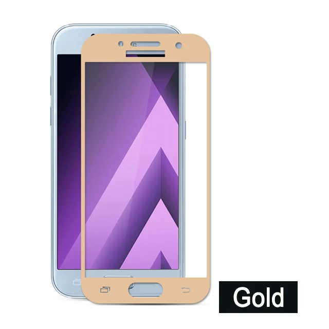 Полное покрытие из закаленного стекла для Samsung Galaxy A3 2017 Защитная пленка SM-A320 A320F |
