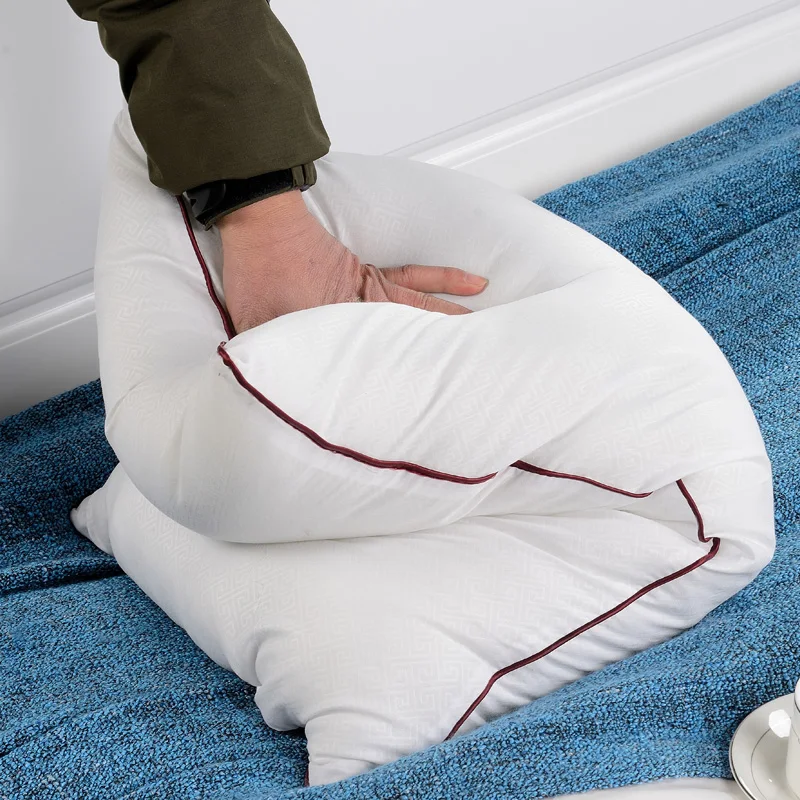 Белая Альтернативная подушка для наполнения мягкая теплая шеи из полиэстера и