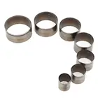 Пресс-форма для кожевенного резака круглой формы, штамповочный шаблон, режущий Штамповочный Инструмент сделай сам, круглый колокольчик для кожевенного ремесла