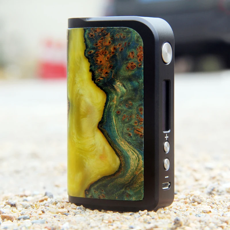 Оригинальный Arctic Dolphin Adonis Plus box mod 210 Вт прочная деревянная термоконтроль вэйпинга