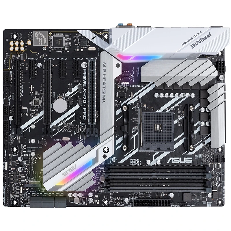 Материнская плата Asus PRIME X470-PRO Master Series X470 AM4 поддерживает 2600 2700
