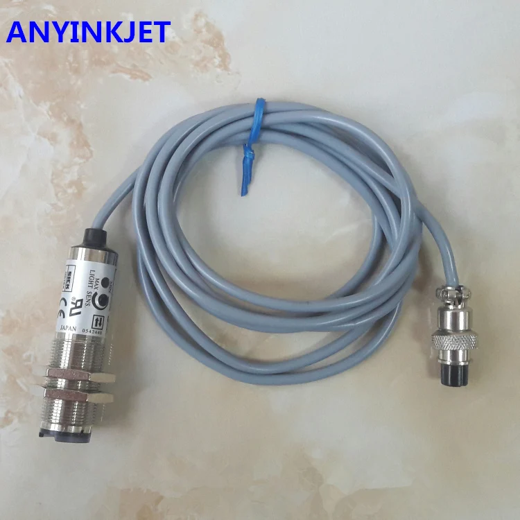 For CIJ inkjet printer Synchronizer sensor with plug pins printer Photoelectric switch with plug