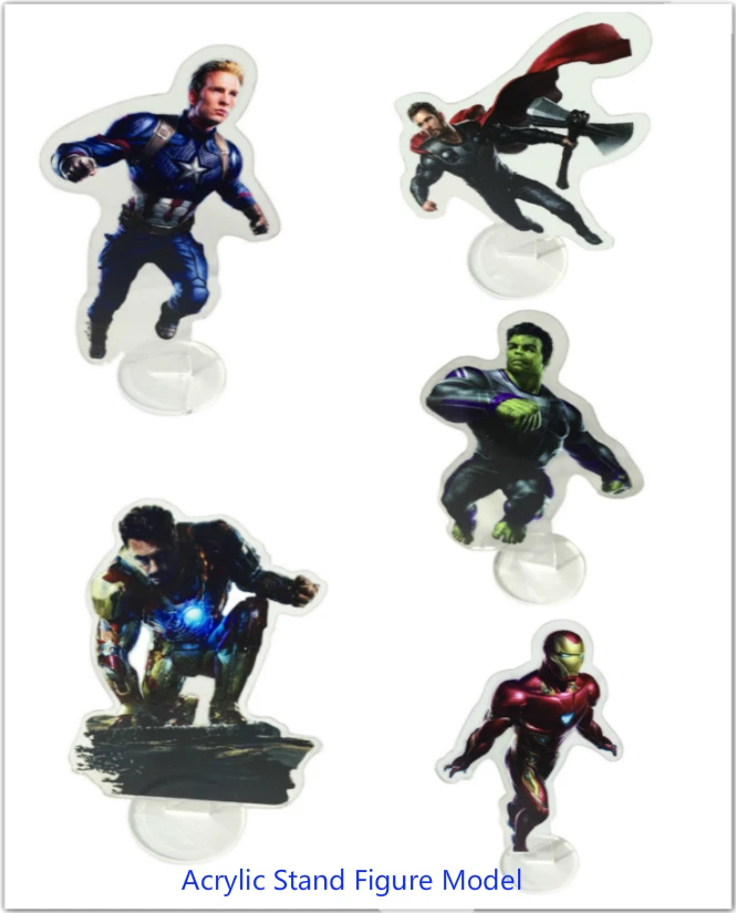 Giancomics 13 см Marvel Мстители Железный человек Капитан Америка фигурка акриловая