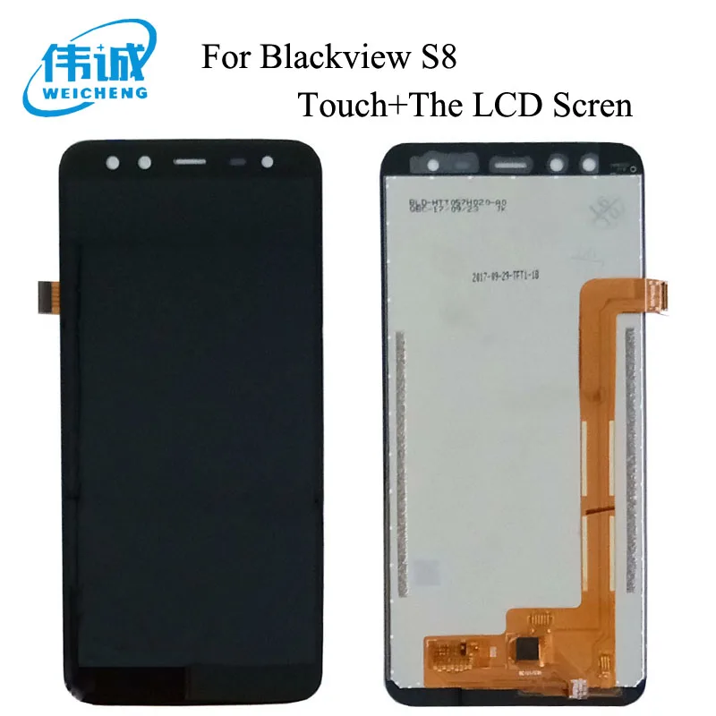 WEICHENG For BlackView S8 LCD Display+Touch Screen 100% Tested Digitizer Assembly blackView s8+Free Tools | Мобильные телефоны и