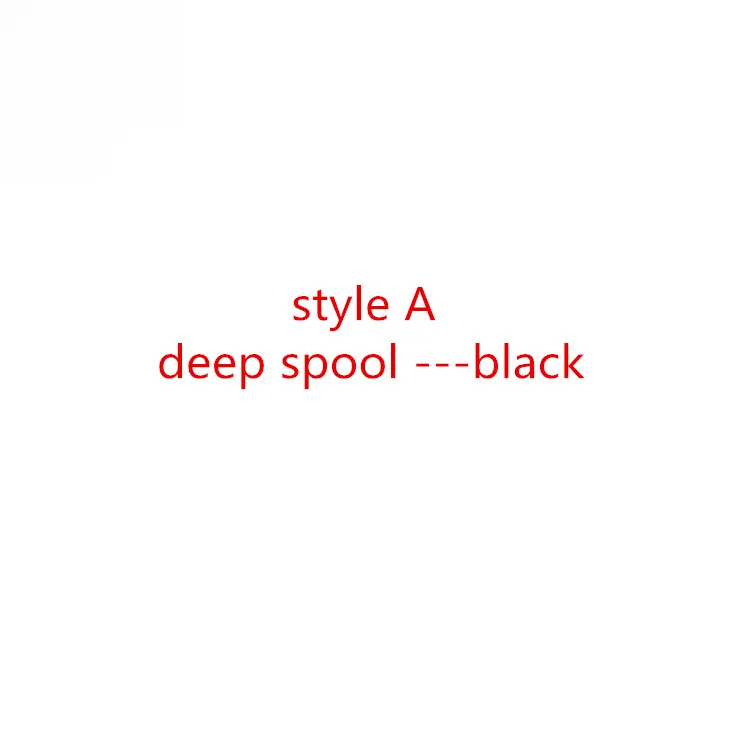 styleA deep black Катушка мелкая Глубокая линия чашка для миниатюрной приманки pmax3 B3 S3 ORRA2 REVO3S ORANGE3 - Цвет: styleA deep black