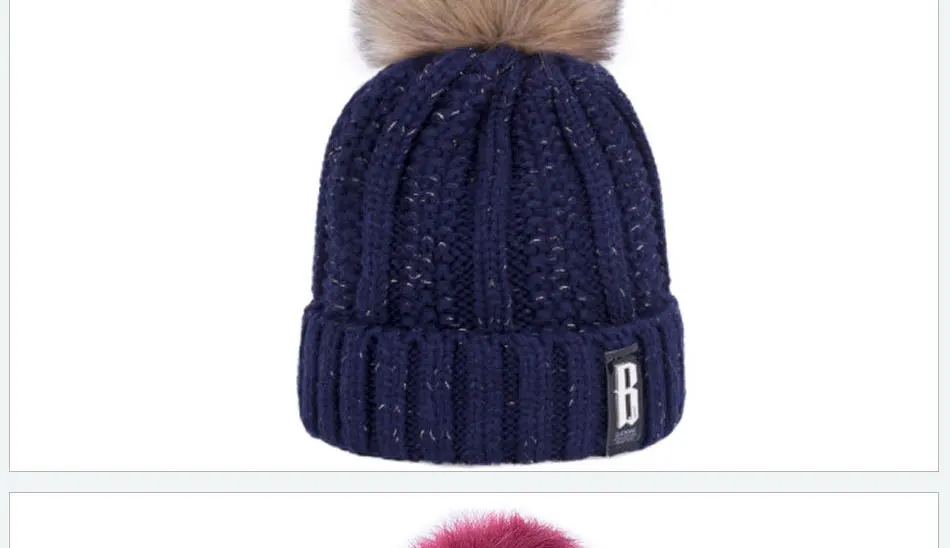 Boomove Мода г. зимние Для женщин шляпа Пипидастр Skullies шапочки зимние модные хлопковые вязаная шапка Шарм Для женщин мягкие шапочки шапки